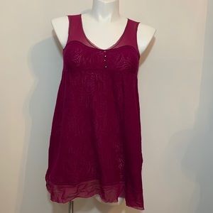 Free People violet flower dress. Size small